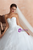 White Ball Gown Tulle Lace Appliques Sweetheart Sequins Wedding Dress