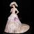 Pink Ball Gown Satin Appliques Off the Shoulder Drama Show Vintage Gown Dress