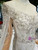 High quality White Mermaid Sequins Long Sleeve Backless Wedding Dress