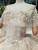 Champagne Ball Gown Tulle Seuqins Beading Wedding Dress With Long Train
