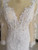 White Mermaid Tulle Lace Appliques Long Sleeve Wedding Dress