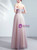 In Stock:Ship in 48 Hours Sexy Purple Tulle Appliques Off the Shoulder Prom Dress