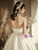 Ivory White Satin Sweetheart Wedding Dress With Bow