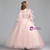 Pink Ball Gown Tulle Appliques Flower Girl Dress