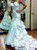 White Mermaid Satin Sweetheart Strapless Backless Wedding Dresses