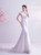 In Stock:Ship in 48 Hours White Lace Mermaid Cap Sleeve Wedding Dress