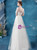 In Stock:Ship in 48 Hours White Tulle Square Short Sleeve Wedding Dress