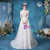 In Stock:Ship in 48 Hours White Tulle Lace Off the Shoulder Wedding Dress