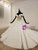 Fashion White Ball Gown Tulle Off the Shoulder Wedding Dress With Beading