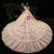 Champagne Ball Tulle Tiers Off the Shoulder Beading Wedding Dress With Long Train