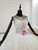 Ivory White Ball Gown Tulle Backless Sleeveless Wedding Dress With Long Train