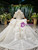 Ivory Ball Gown Sequins Scoop Beading Crystal Flower Girl Dress