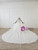 White Ball Gown Tulle Sequins Cap Sleeve Appliques Beading Wedding Dress