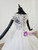 White Ball Gown Tulle Sequins Cap Sleeve Appliques Beading Wedding Dress