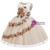 In Stock:Ship in 48 Hours A-Line Champagne Tulle Appliques Flower Girl Dress