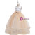 In Stock:Ship in 48 Hours A-Line Champagne Tulle Flower Girl Dress With Bow