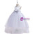 In Stock:Ship in 48 Hours A-Line Silver Gray Tulle Flower Girl Dress With Bow