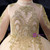 In Stock:Ship in 48 Hours Champagne Tulle Appliques Half Sleeve Flower Girl Dress