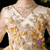 In Stock:Ship in 48 Hours Champagne Tull Sequins Appliques Flower Girl Dress