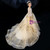 In Stock:Ship in 48 Hours Champagne Tulle Straps Long Sleeve Flower Girl Dress
