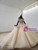 Champagne Gold Tulle Seuqins Backless Beading Wedding Dress