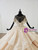 Champagne Gold Tulle Seuqins Backless Beading Wedding Dress