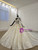 Champagne Ball Gown Sequins Sweetheart Beading Wedding Dress With Shawl