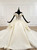 Champagne Ball Gown Tulle Appliques Off the Shoulder Wedding Dress With Long Train