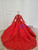 Red Ball Gown Lace Appliques Long Sleeve Beading High Neck Flower Girl Dress 2020 Red Ball Gown Lace Appliques Long Sleeve Beading High Neck Flower Girl Dress 2020
