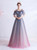 In Stock:Ship in 48 Hours Blue Purple Tulle Spagehtti Straps Prom Dress 2020