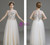 A-Line Champagne Tulle Appliques Long Flower Girl Dress