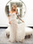 White Mermaid Lace Sweetheart Short Sleeve Wedding Dress 2020