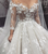 Ivory Ball Gown Tulle Appliques Long Sleeve Wedding Dress 2020