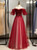A-Line Burgundy Tulle Spaghetti Straps Appliques Prom Dress 2020 A-Line Burgundy Tulle Spaghetti Straps Appliques Prom Dress 2020
