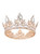 Round Crown Rhinestone Queen Crown Wedding Dress Head Jewelry