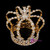 Whole Ring Crown Diamond Round Wedding Hair Accessories