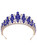 Blue Rhinestone Queen Crown Handmade Diamond Tiara