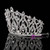 Crystal Crown Tiara Accessories Luxury Baroque Rhinestones