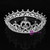 Silver Crown Tiara Bride Inlaid With Crystal Zircon