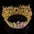 Bride Tiara Rhinestone Hair Accessories Golden Crown