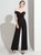 Fashion Black Polyester Off the Shoulder Party Jumpsuits 2020 