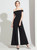 Black Polyester Off the Shoulder Party Jumpsuits 2020