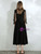  In Stock:Ship in 48 hours Black Square 3/4 Sleeve Prom Dress 2020