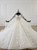 White Ball Gown Tulle 3D Appliques Long Sleeve Wedding Dress With Veil 2020