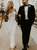 White Mermaid Satin Spaghetti Straps Backless Wedding Dress 2020
