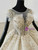 Ivory White Ball Gown Tulle Sequins Floor Length Wedding Dress 2020