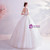 In Stock:Ship in 48 Hours White Ball Gown Appliques V-neck Wedding Dress 2020
