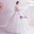 In Stock:Ship in 48 Hours White Ball Gown Appliques V-neck Wedding Dress 2020