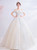 In Stock:Ship in 48 Hours Champagne Ball Gown Sequins Beading Wedding Dress 2020