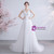 Buy 2020 In Stock:Ship in 48 hours V Neck Tulle Sheer Back Wedding Dress Under 100